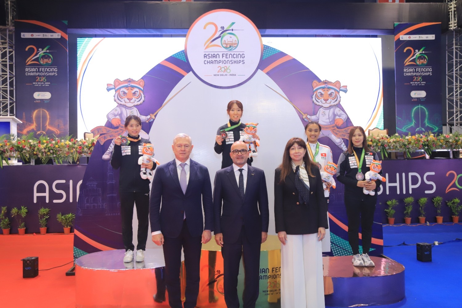 Women's Individual Foil Winners
