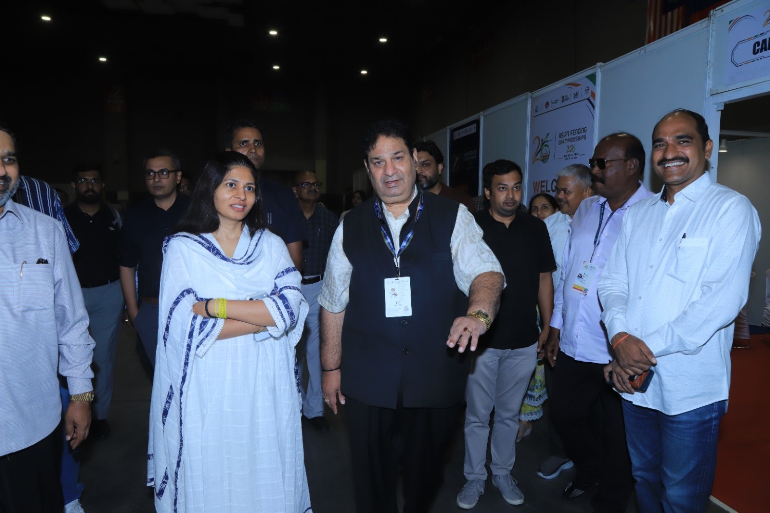 Raksha Khadse Inspects AFC 2026 Readiness at Bharat Mandapam
